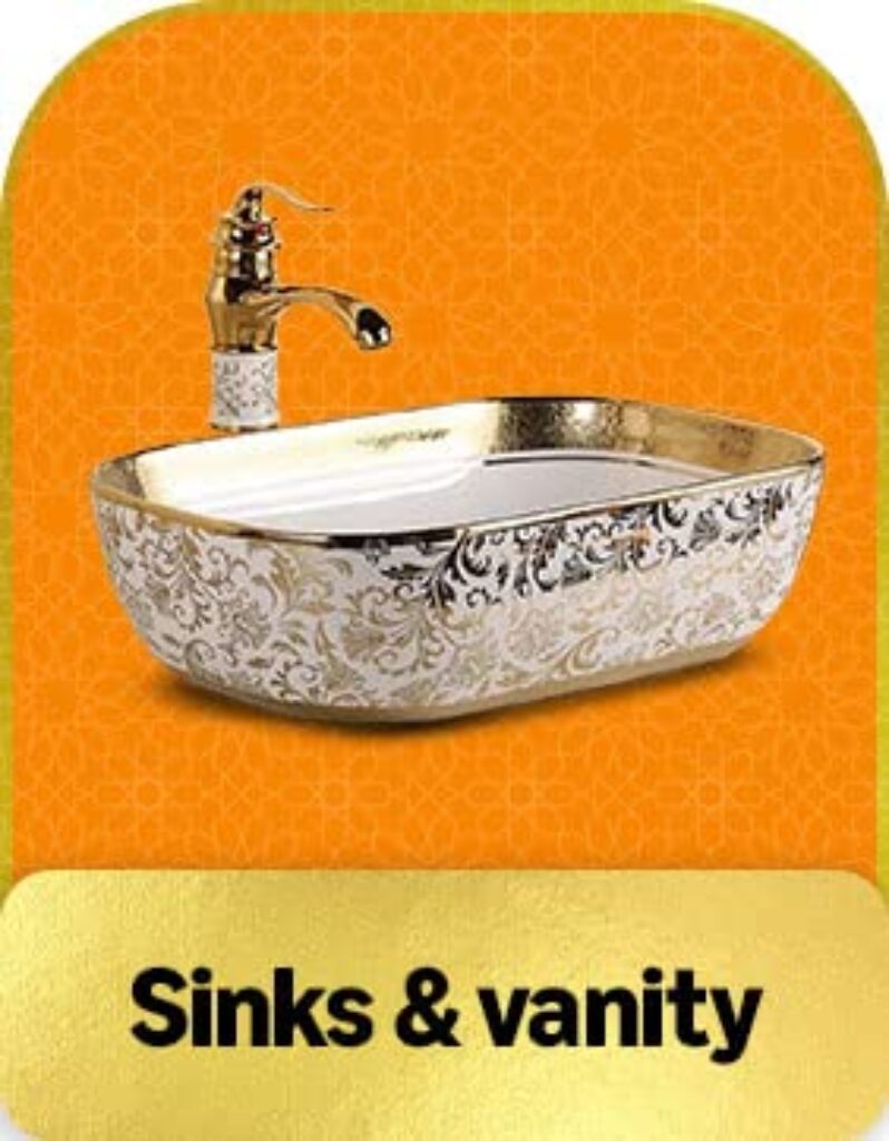 sinks and vanity